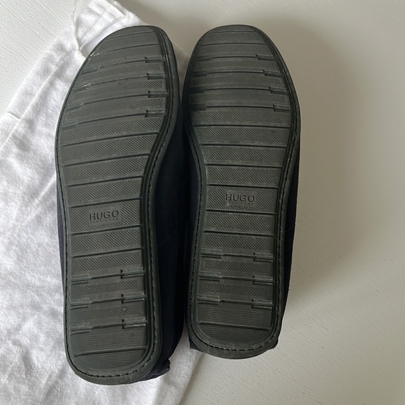 Hugo Boss Navy Blue Suede Loafer - Picture 5 of 6